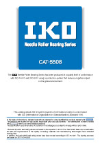 Catálogo General Rodamientos IKO