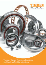 TIMKEN Rodamientos de alta Precisión Maquinaria